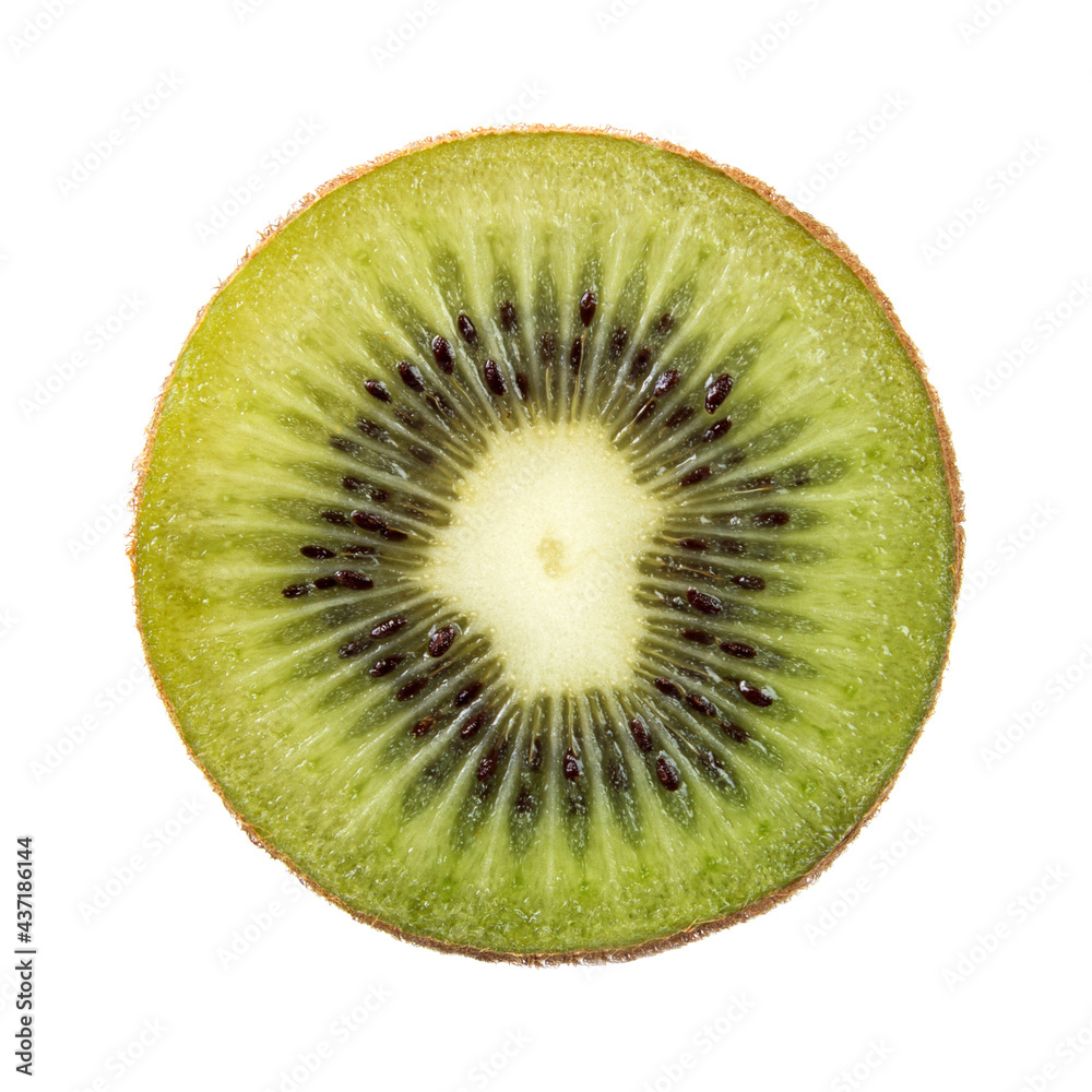 Fresh sliced kiwi isolated on white background Fresh sliced kiwi isolated on white background