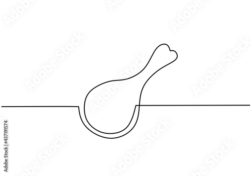 Single continuous line of f...