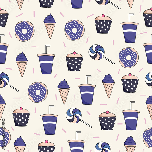 Seamless pattern background...