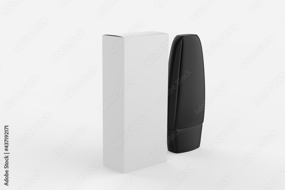 Cosmetic Products Package. Collection Of Cream, Soup, Foams, Shampoo. 3d illustration Cosmetic Products Package. Collection Of Cream, Soup, Foams, Shampoo. 3d illustration