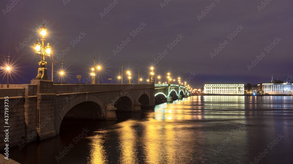 Trinity Bridge on the Neva