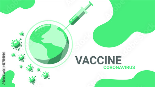 Coronavirus vaccine injected into the world to prevent covid-19