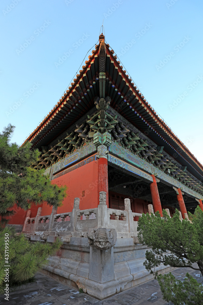 The corner is in the Taimiao temple in Beijing