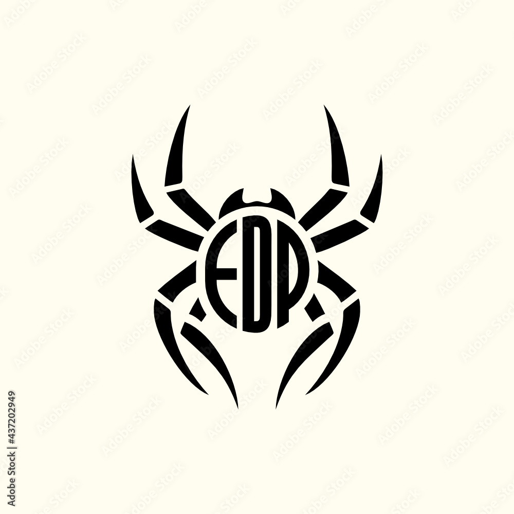 EDP spiders logo design EDP spiders logo design