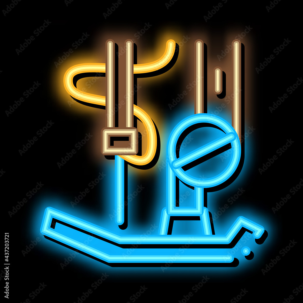 Knitting Detail neon light sign vector. Glowing bright icon Knitting Detail sign. transparent symbol illustration Knitting Detail neon light sign vector. Glowing bright icon Knitting Detail sign. transparent symbol illustration