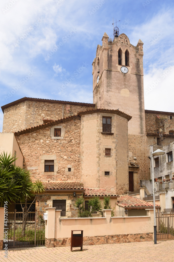 Sant Marti de Calonge church, Girona province, Catalonia, Spain