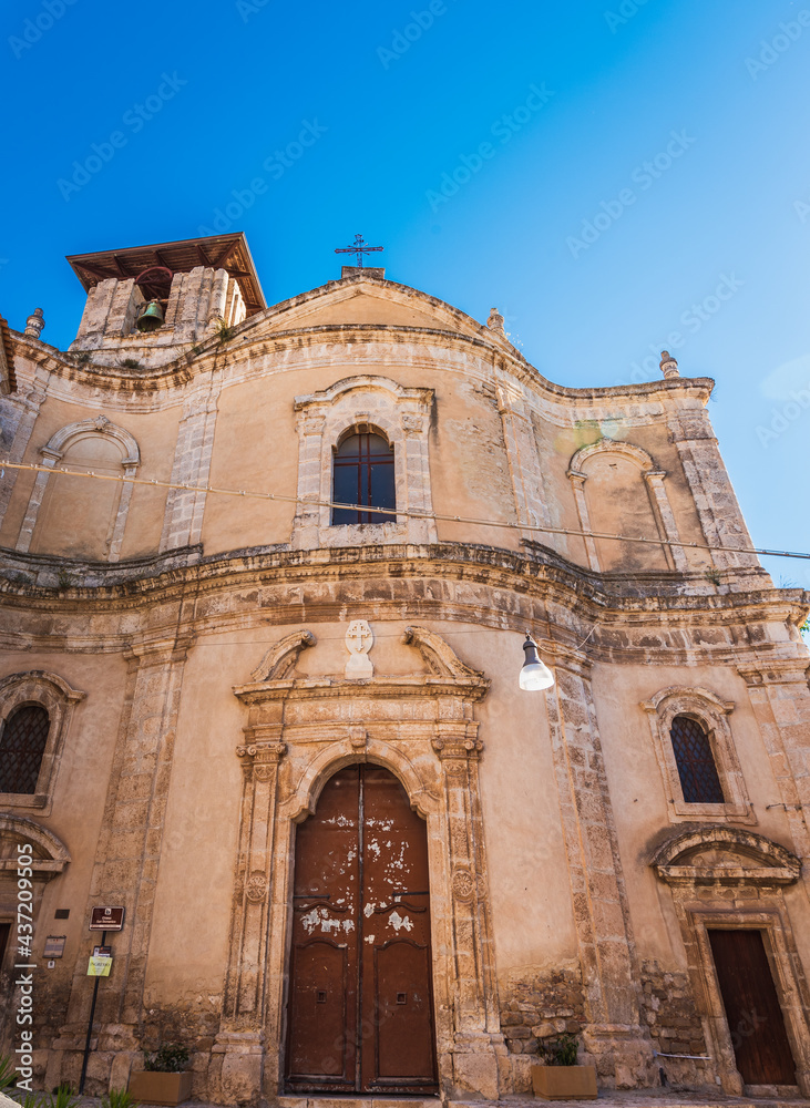 Church of San Domenico in the Caltanissetta Old Town, Sicily, Italy, Europe