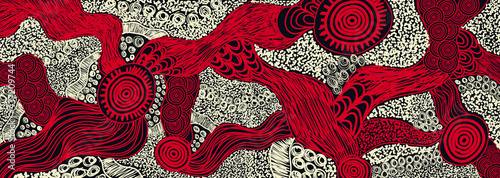 Aboriginal contemporary style of painting