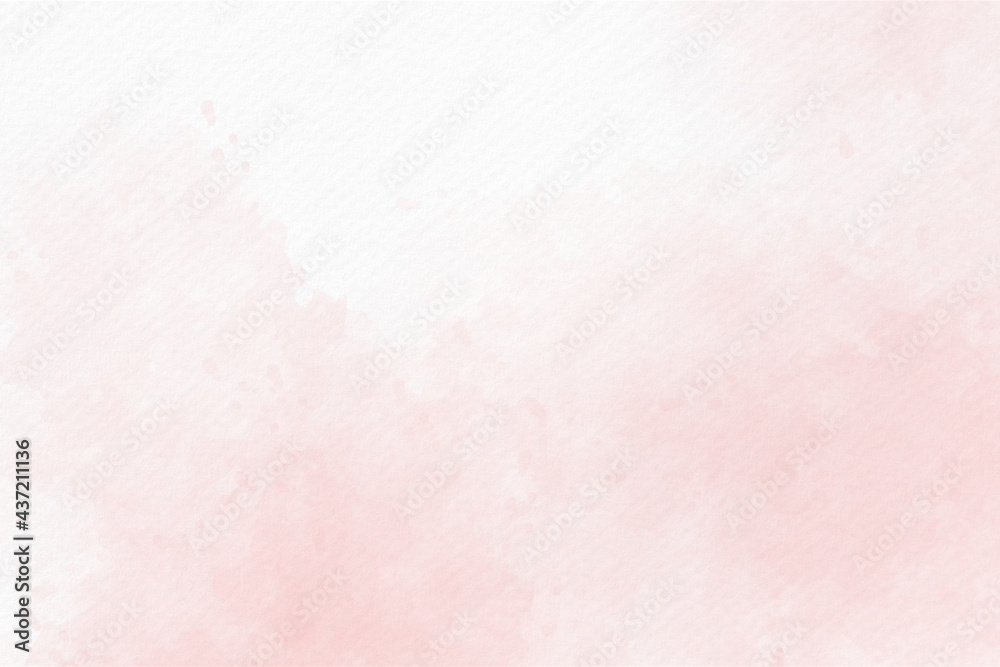 Soft pink watercolor abstract background