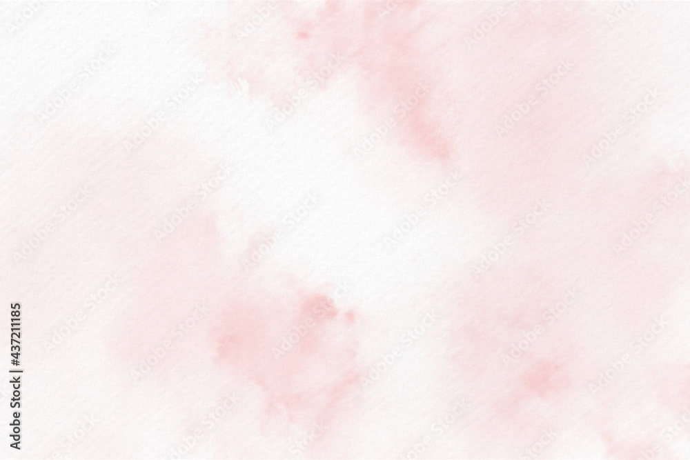 Soft pink watercolor abstract background. Tender pink background.
