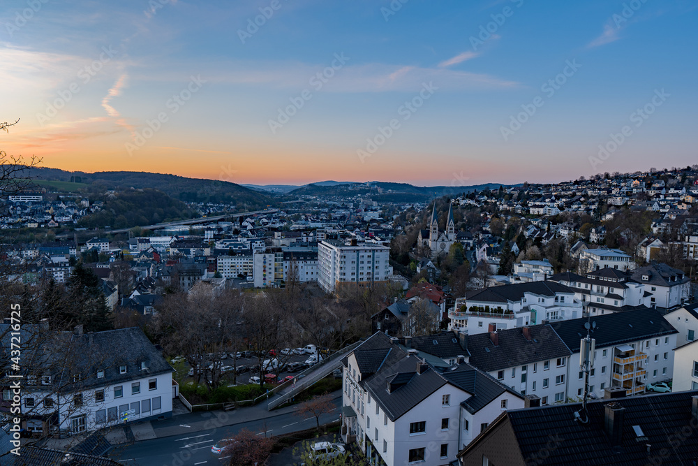 Stadt Siegen Panorama