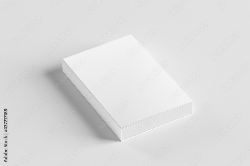 Mock up of a white book Mock up of a white book