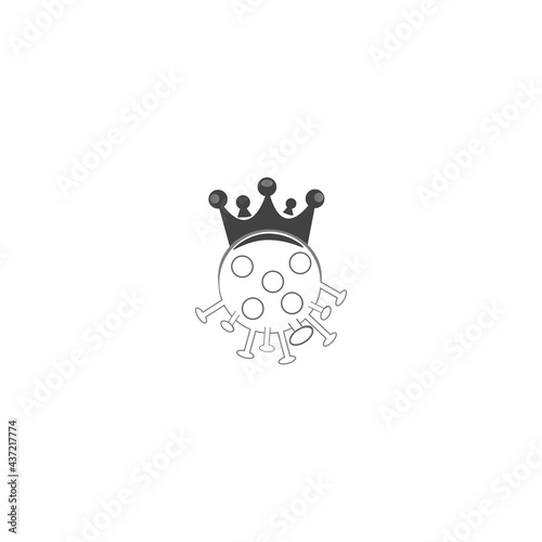 corona virus sign denoting a pandemic