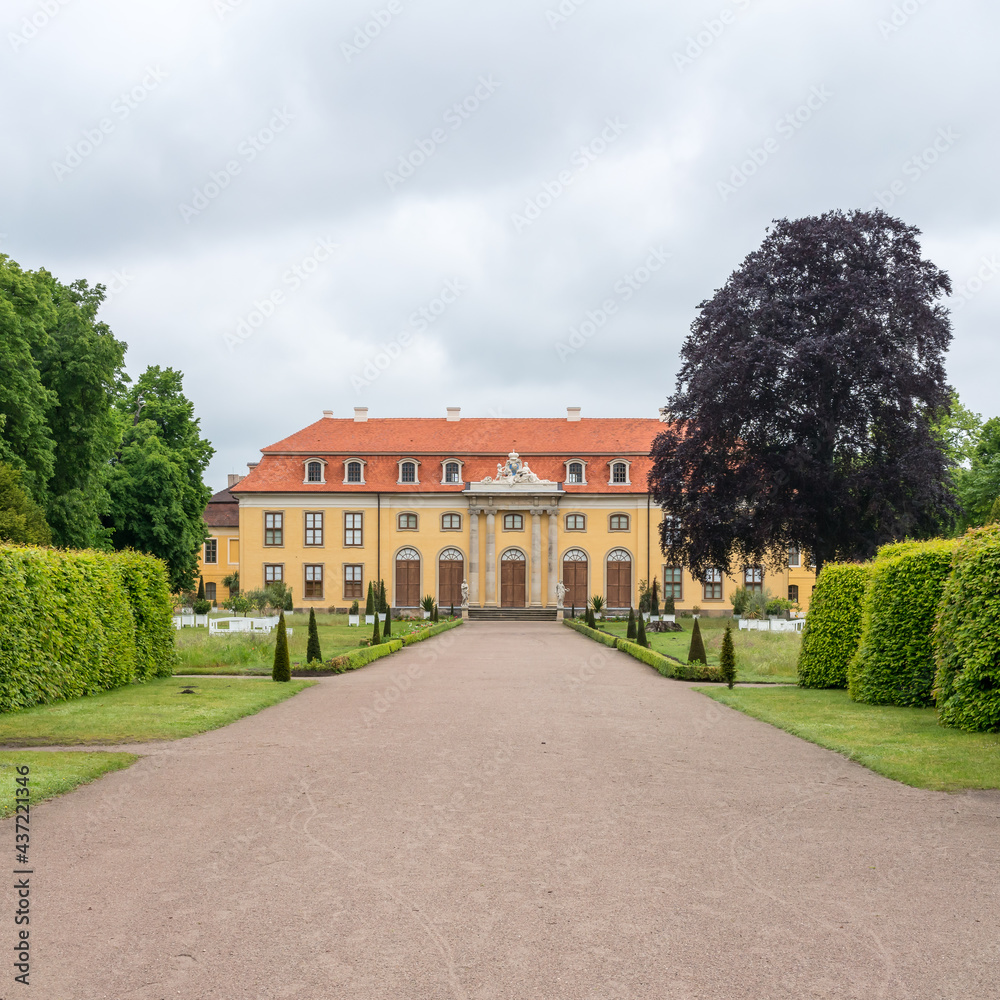 Rococo castle Mosigkau in Saxony-Anhalt, Germany