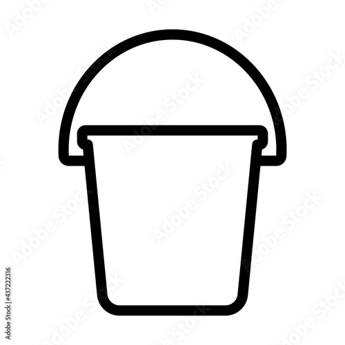 Icon Of Bucket