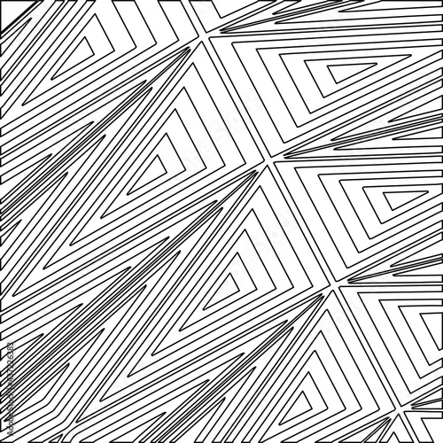 striped background. Geometric vector pattern with triangular elements. abstract ornament for wallpapers and backgrounds. Black and white colors. 