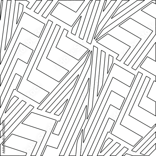 striped background. Geometric vector pattern with triangular elements. abstract ornament for wallpapers and backgrounds. Black and white colors. 