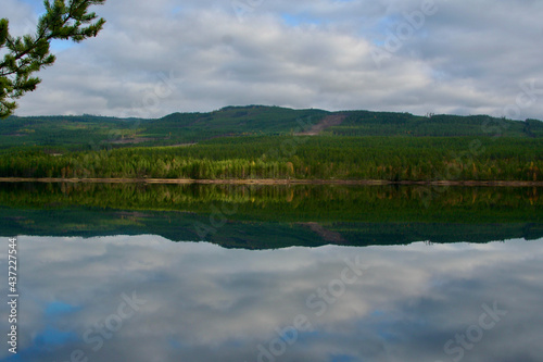 Mountain lake in Sweden