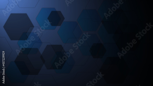 Abstract hexagon Background