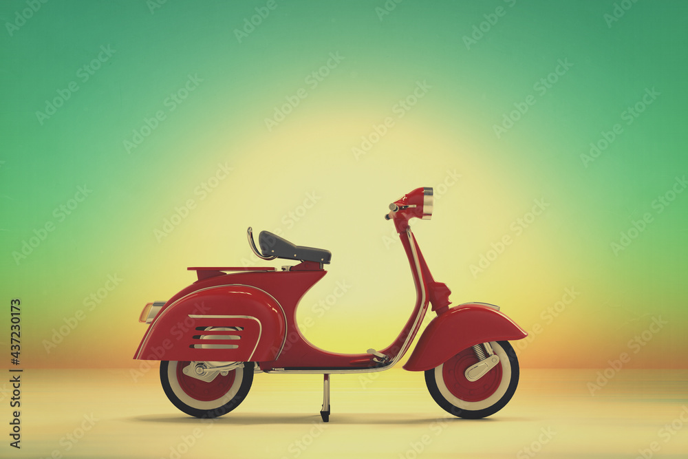 Obraz premium scooter