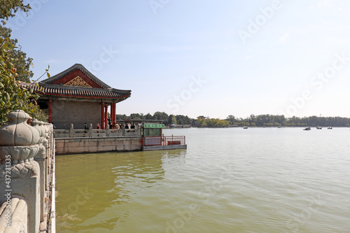Scenery of Kunming Lake in Beijing Summer Palace  China