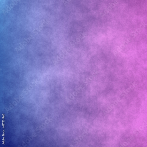 Gradient color blue and purple paper. Sky and cloud background.