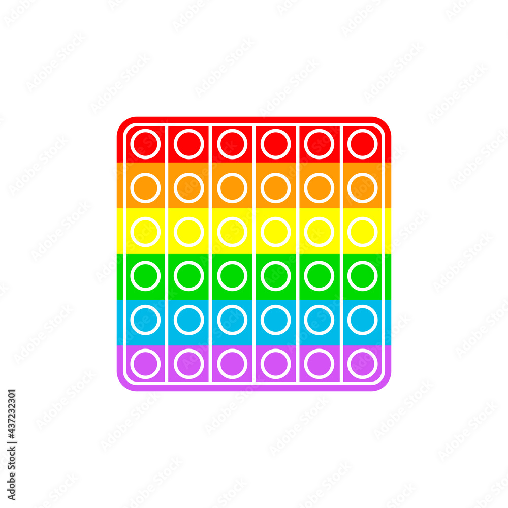 pop it on white background pop it on white background