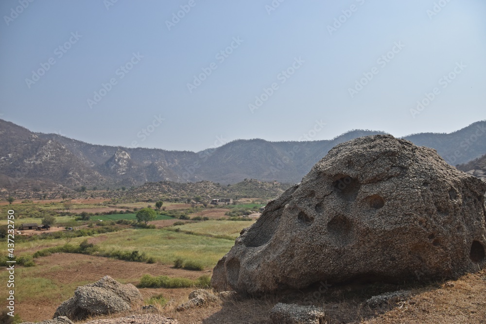 mountains in alwar, rajasthan,india