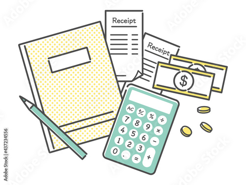 simple illustration of household expenses