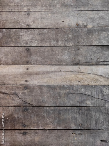 Wooden floor background top view. Blurry Background