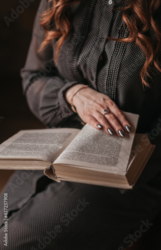 the girl with the book