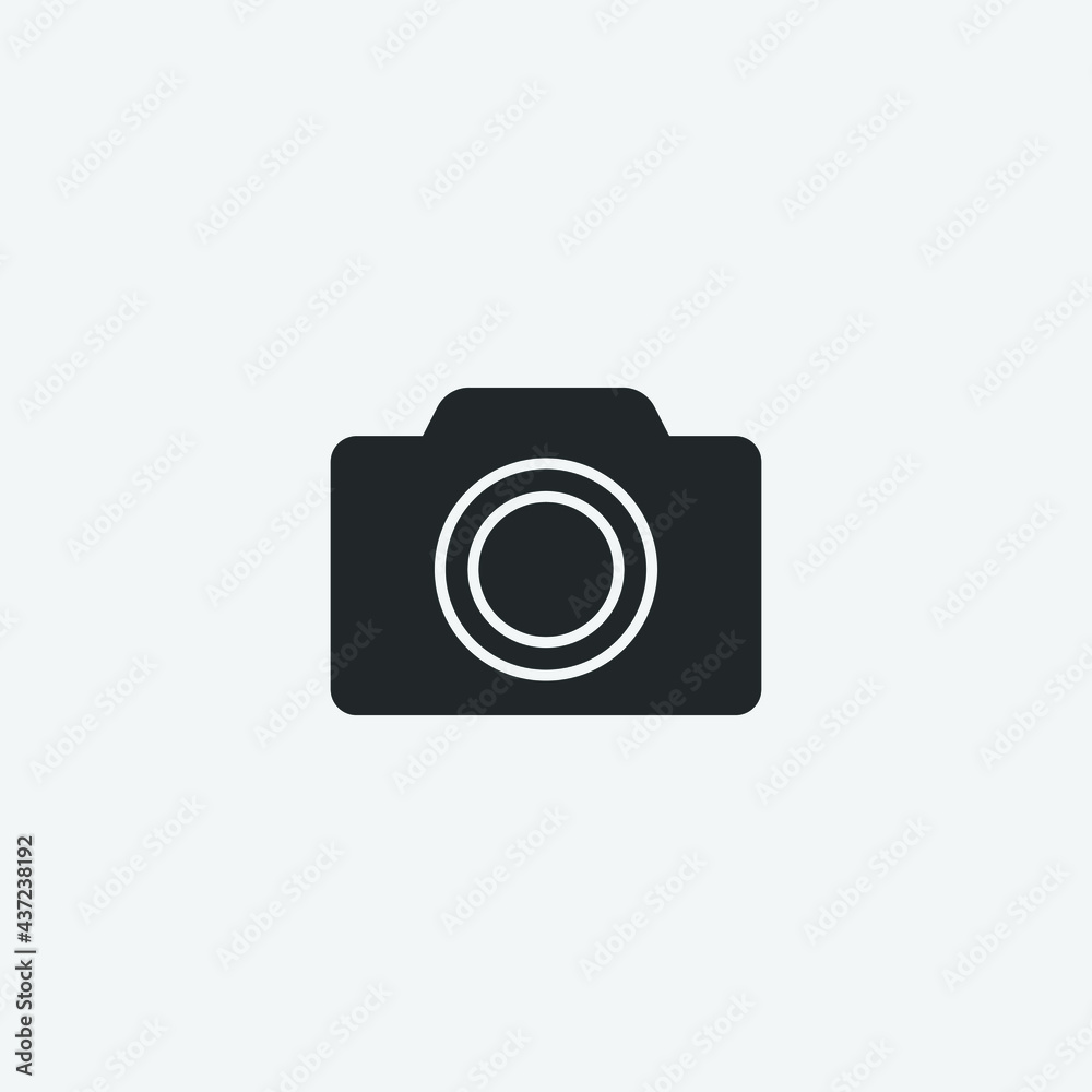 camera vector icon illustration sign