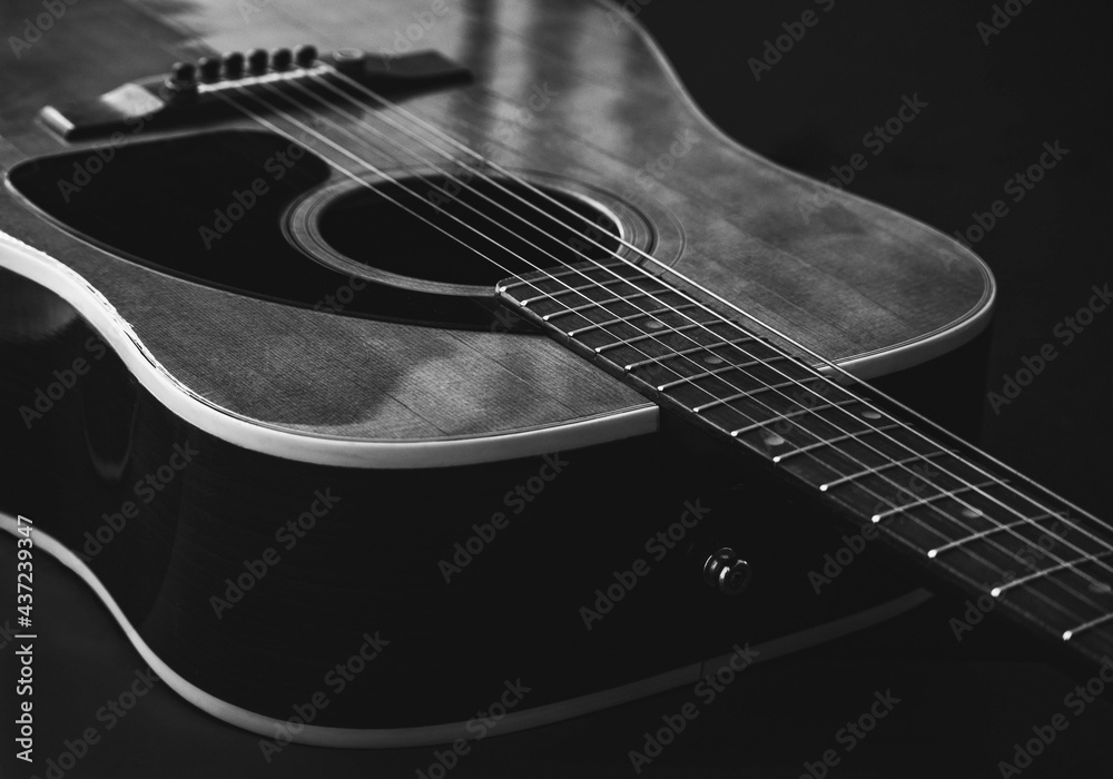 guitar isolated on black guitar isolated on black