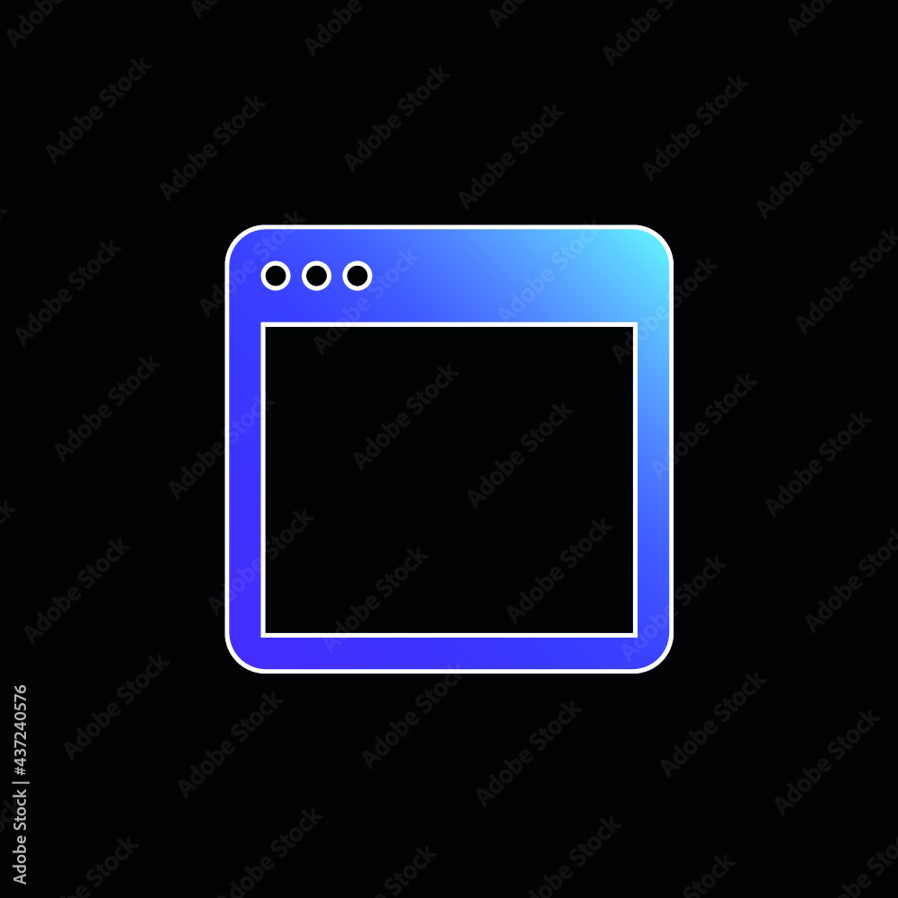 App blue gradient vector icon App blue gradient vector icon