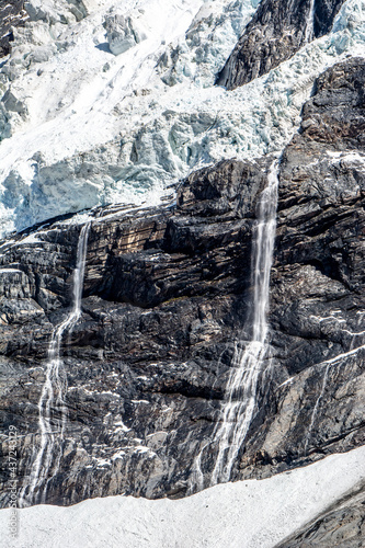 Patagonia Waterfall in Torres Del Paine