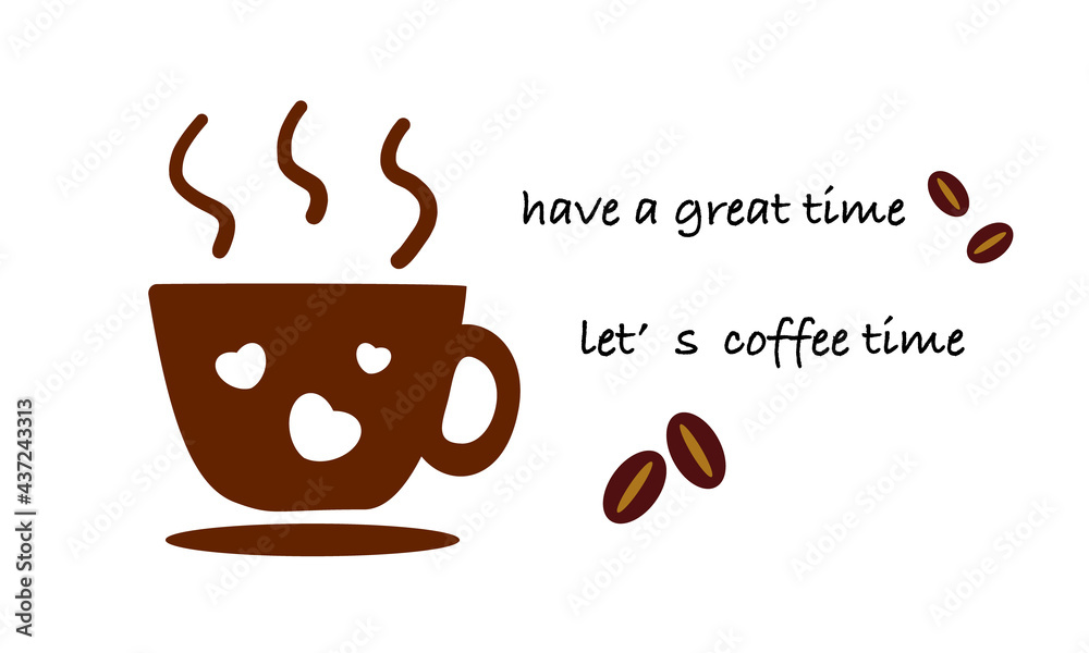 Obraz premium coffee time