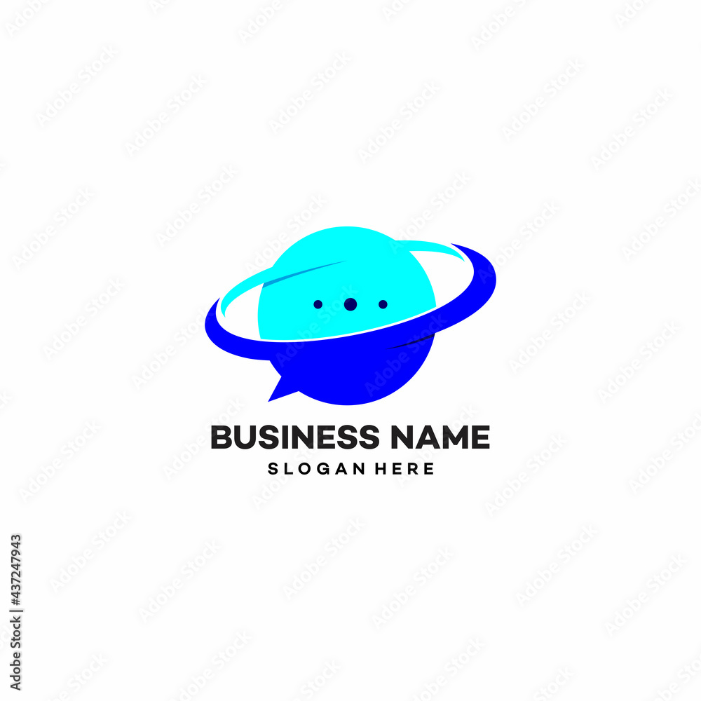 Consult logo designs vector, Consulting Place logo template, Talk logo Template stock illustration