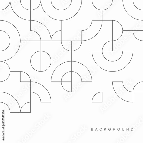 Abstract geometric technological background. Vector creative design. © timur84