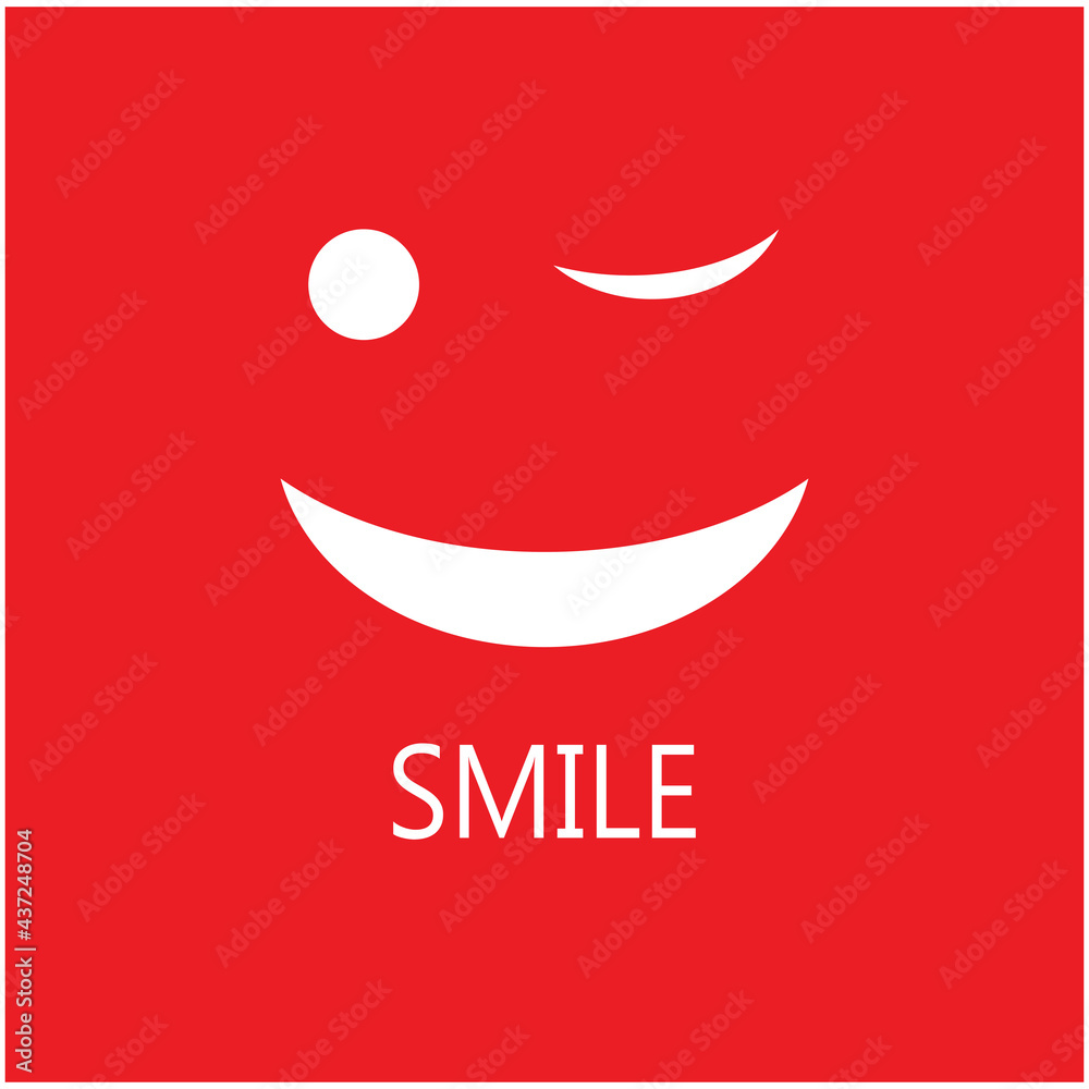 Smile emotion icon vector illustration design template Smile emotion icon vector illustration design template