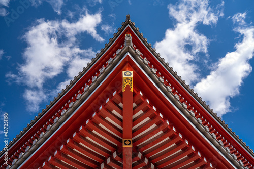 Roof of Japanese Temple
