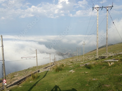 railway in the mountains