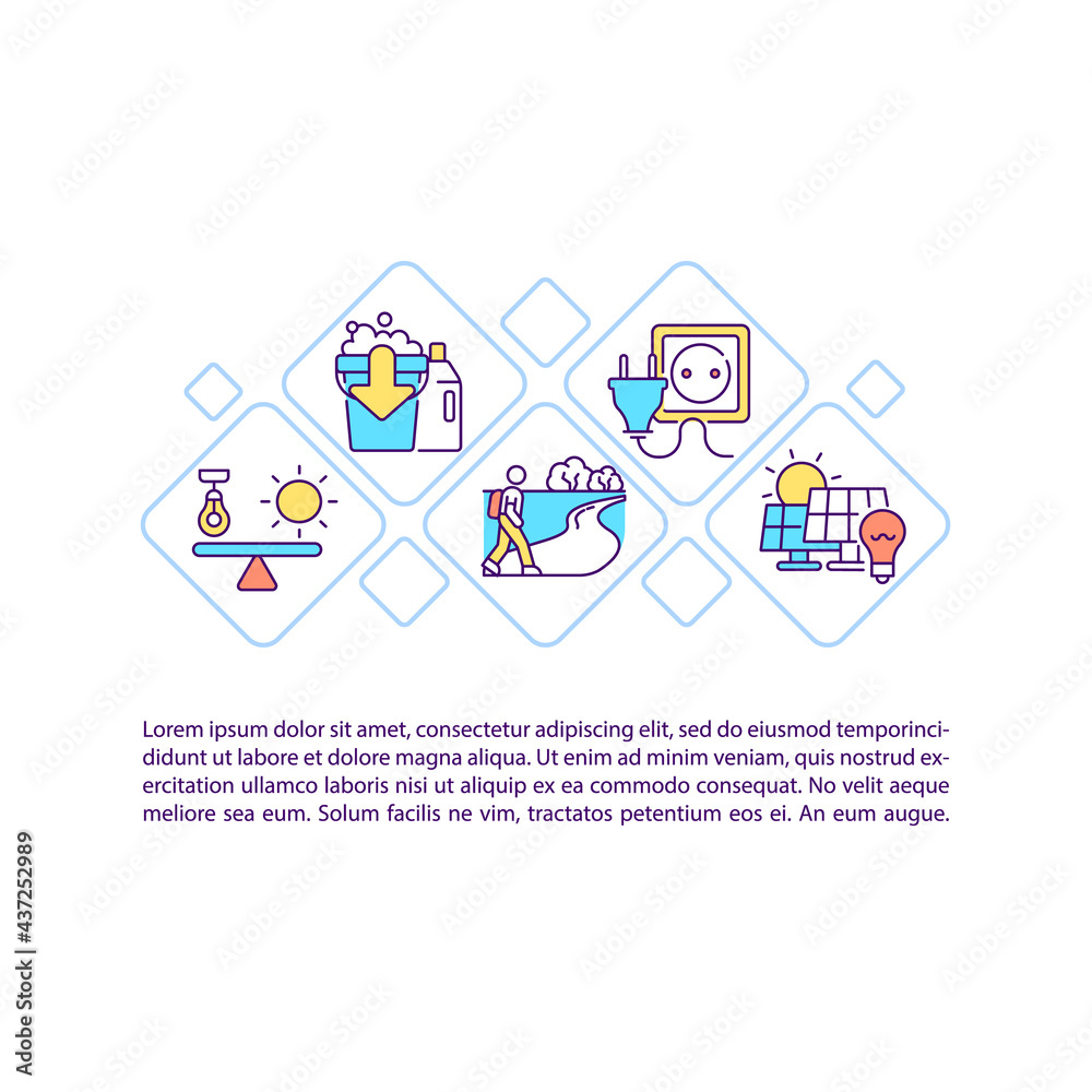 Carbon mitigation efforts concept line icons with text. PPT page vector template with copy space. Brochure, magazine, newsletter design element. Renewable energy sources linear illustrations on white Carbon mitigation efforts concept line icons with text. PPT page vector template with copy space. Brochure, magazine, newsletter design element. Renewable energy sources linear illustrations on white