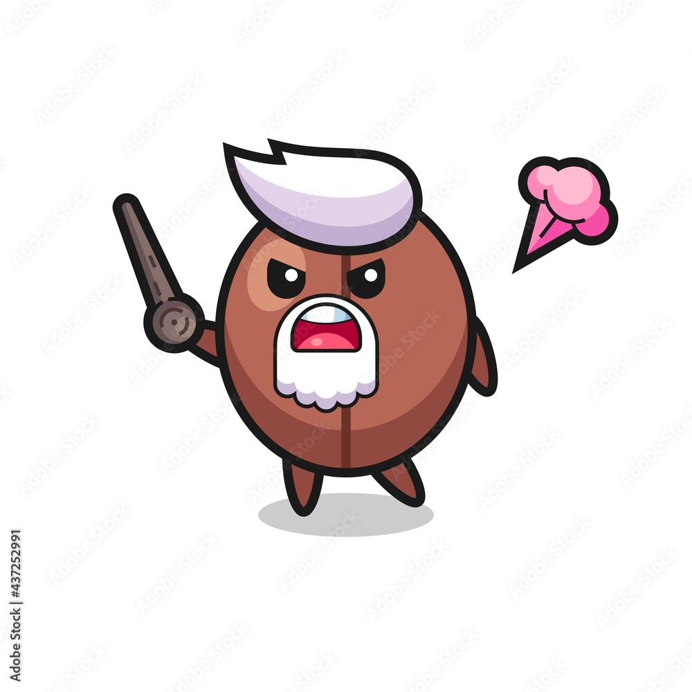 cute coffee bean grandpa is getting angry cute coffee bean grandpa is getting angry
