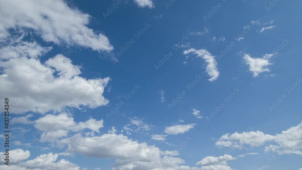 Beautiful blue sky with clouds background. Sky clouds. Sky with white clouds weather nature cloud blue. Blue sky with clouds. 4K Time lapse Beautiful blue sky with clouds background. Sky clouds. Sky with white clouds weather nature cloud blue. Blue sky with clouds. 4K Time lapse