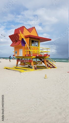 lifeguard hut on the beach © Amari