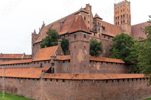 Malbork Castle, formerly Marienburg Castle, the seat of the Grand Master of the Teutonic Knights, Malbork, Poland