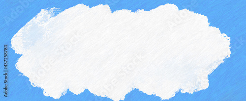 青の水彩の筆の跡、背景素材、テクスチャ