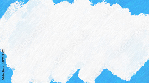 青の水彩の筆の跡、背景素材、テクスチャ