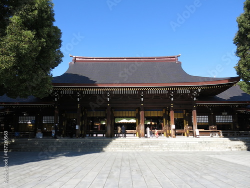明治神宮（外拝殿） Meiji Jingu Shrine