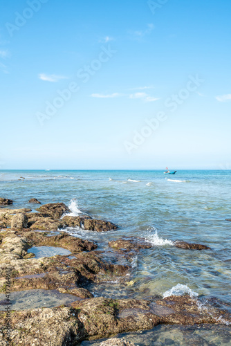 The coast of Weizhou Island in Beihai, Guangxi Province, China photo